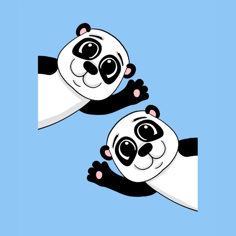 Cute pandas