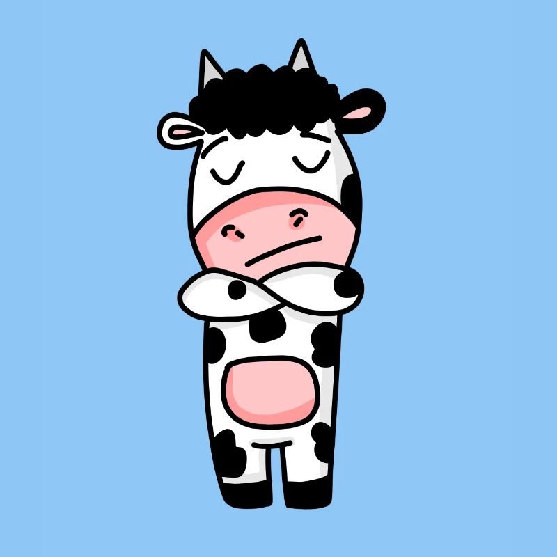 La vache est ennuyée
