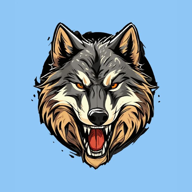 Wolfsgewitter Kopfprint