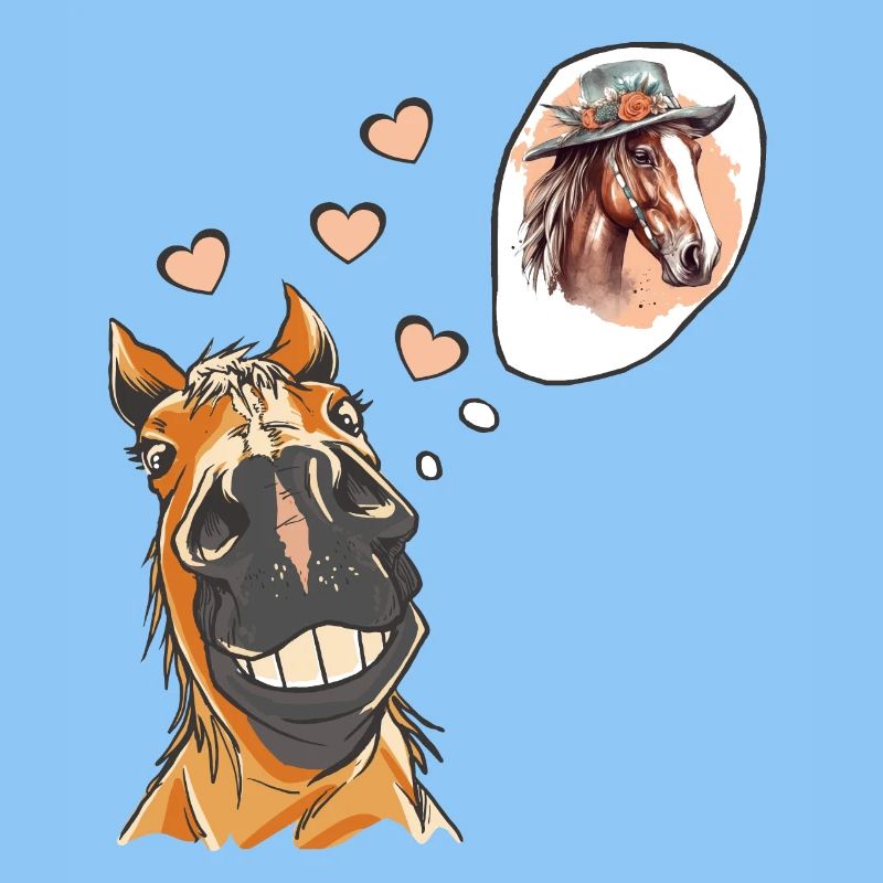 Étalon Cheval Jument Relation Amour Chevaux