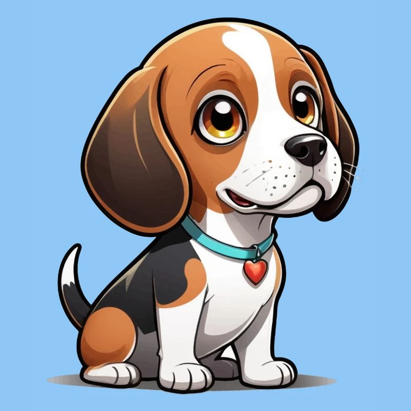Beagle Heart Pup