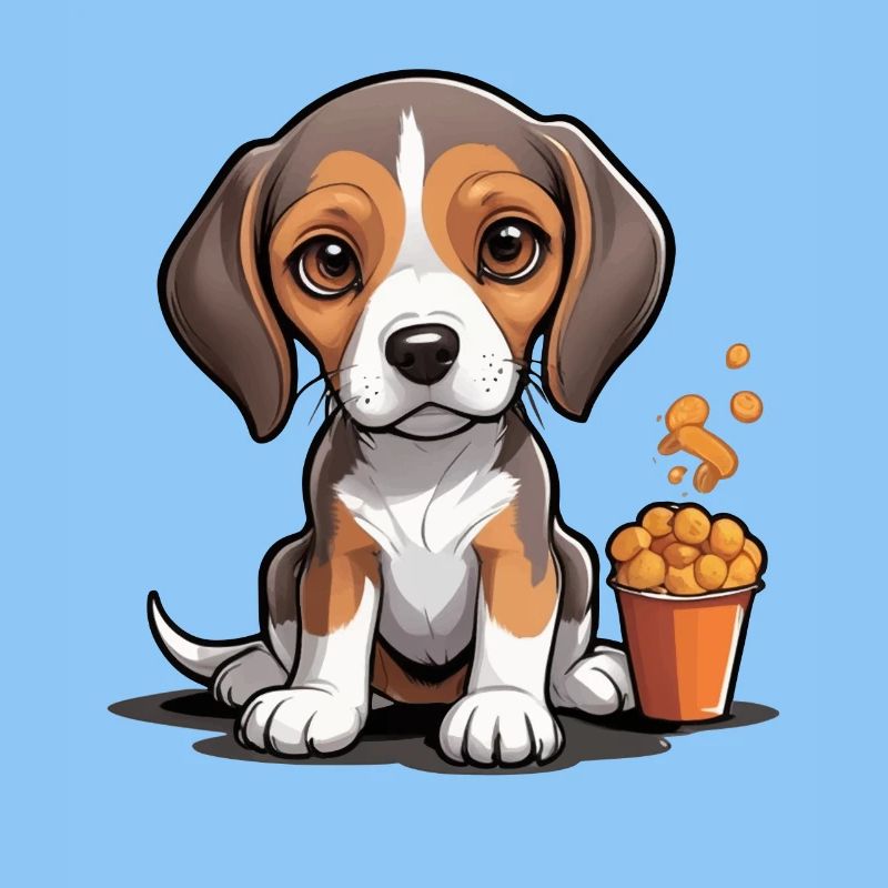 Beagle Snack Time