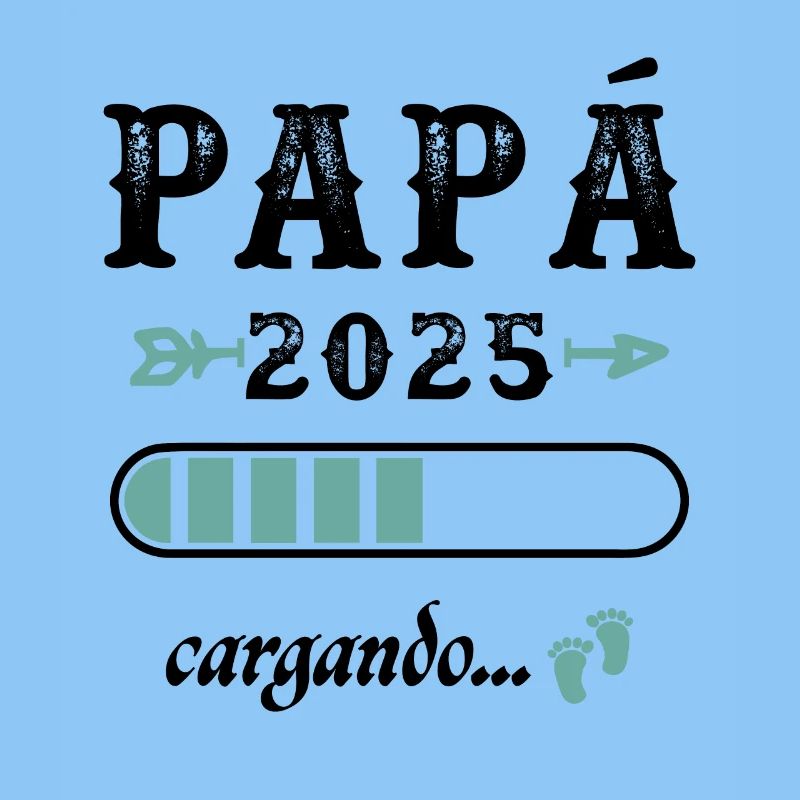 Papa 2025 Loading Geschenk Zukunft Vater