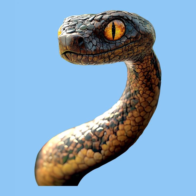 Serpent Python Cobra Mamba Serpent à sonnettes Serpent