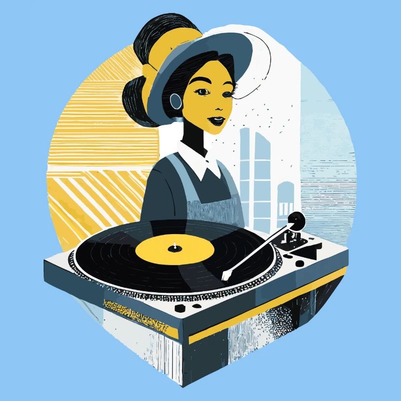 Turntable, Retro, Vintage, Turntable, DJ,