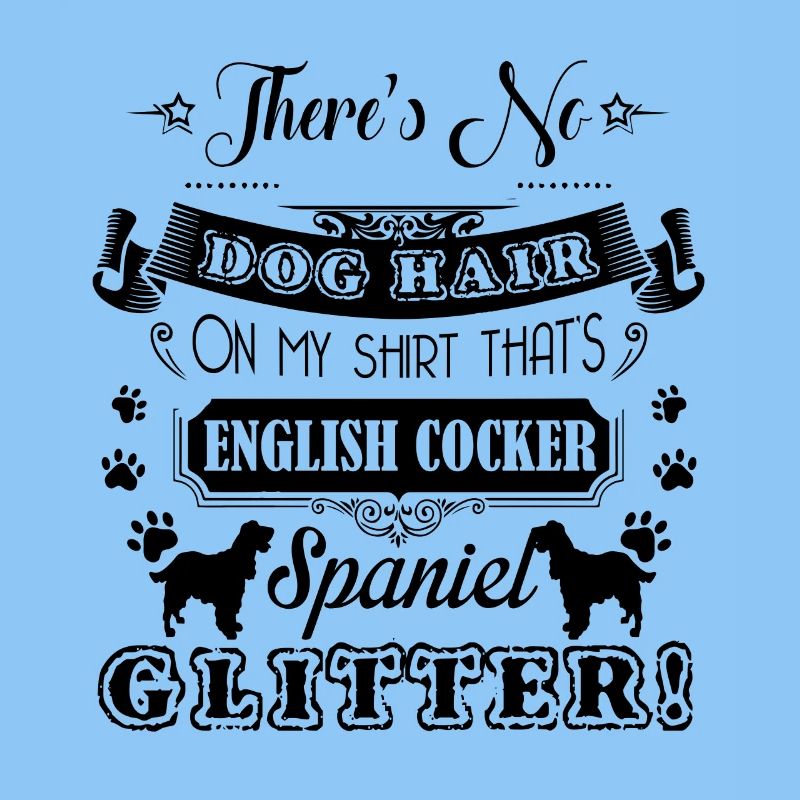 English Cocker Spaniel Glitter