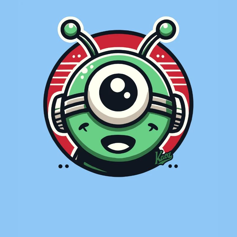 Freundlicher Alien-Cyclops