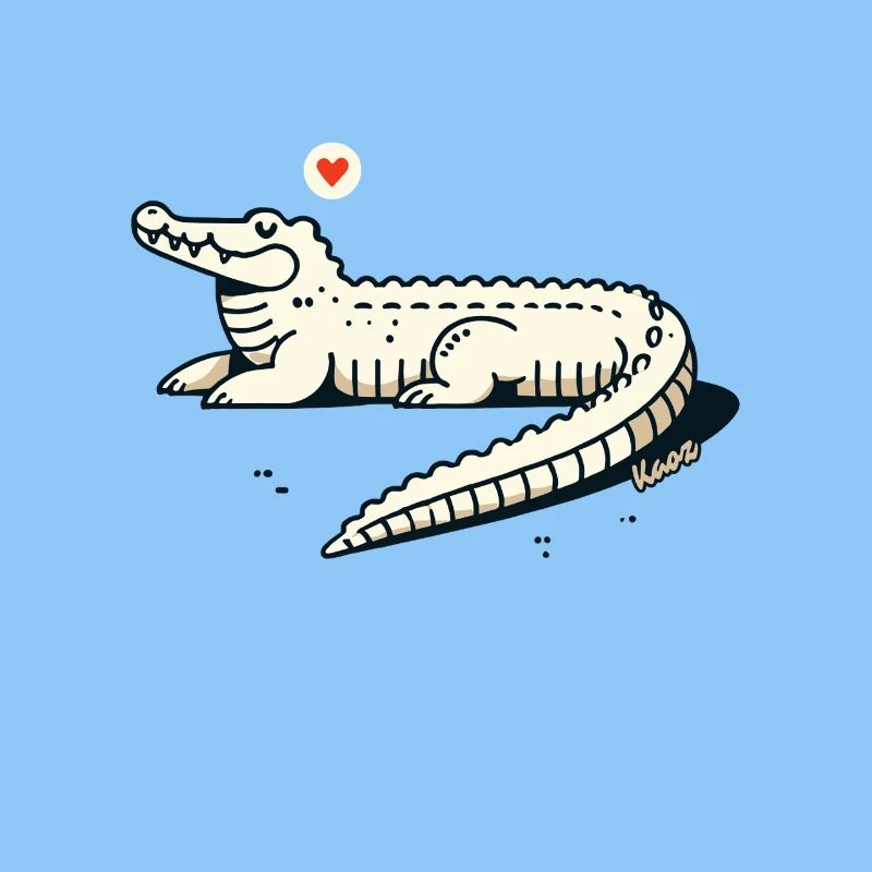 Cool Alligator – Décontracté et élégant