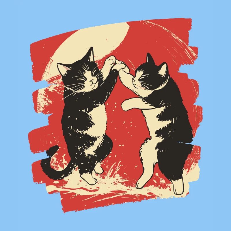 Combat de chats japonais