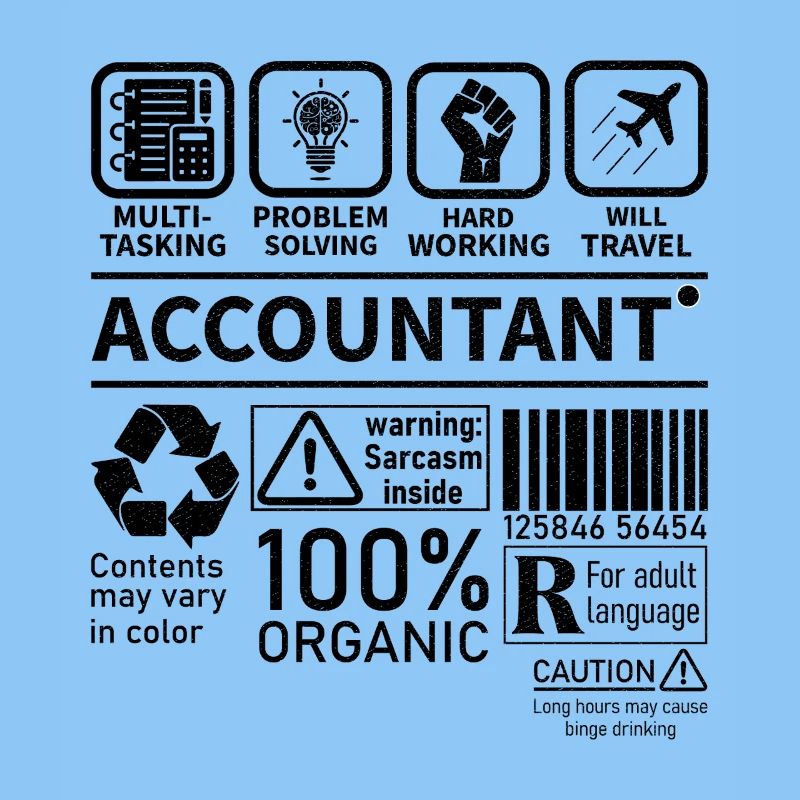 Comptable Multi tâche Résolution de problèmes Travail acharné