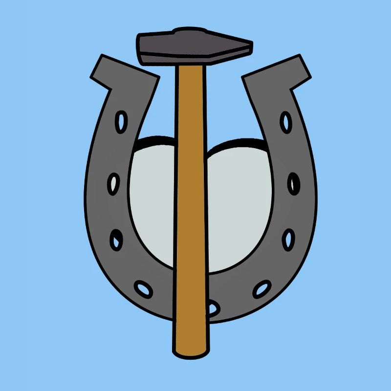 Sabot Cheval Maréchal-ferrant Fer à cheval Forgeron Forgeron