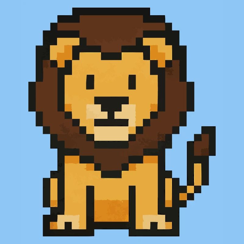 Löwe Pixel