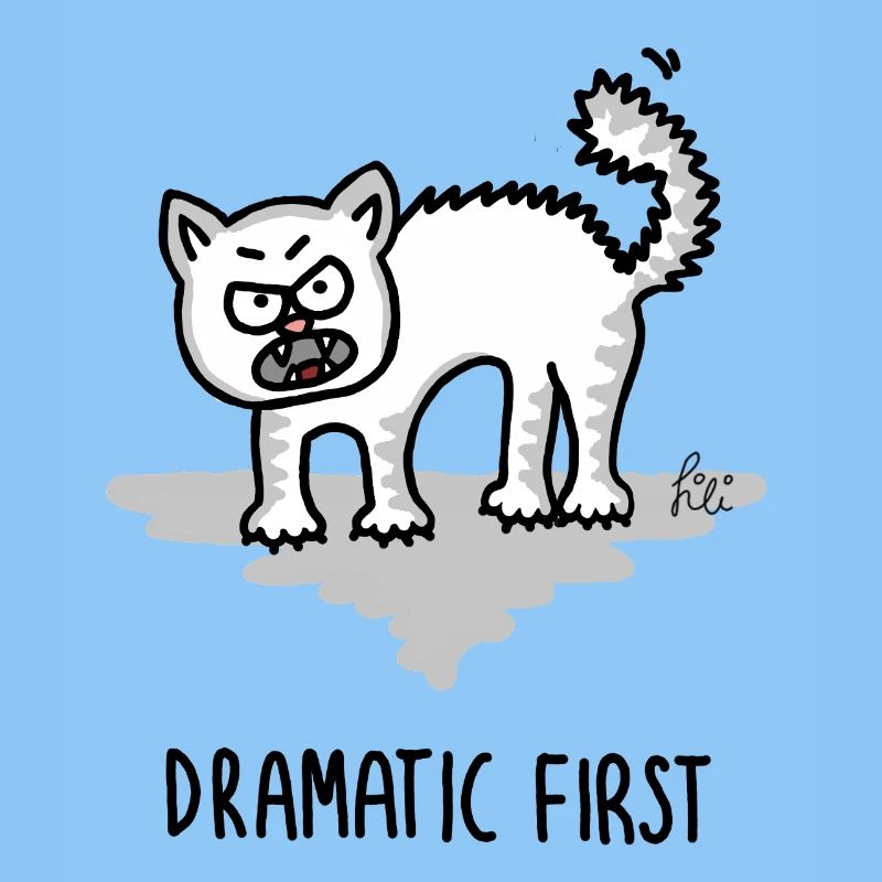 Dramatic First – Le chat en mode drame