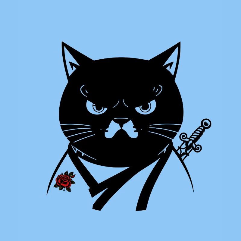 Le chat samourai, le chat Bushido