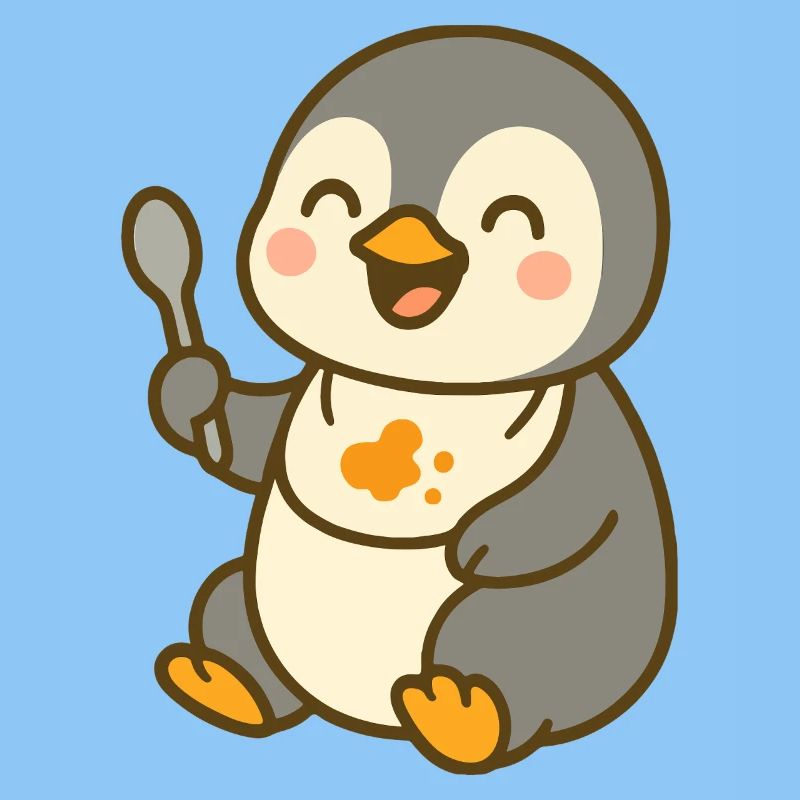 Nourrir avec le poussin pingouin – sweet & hungry