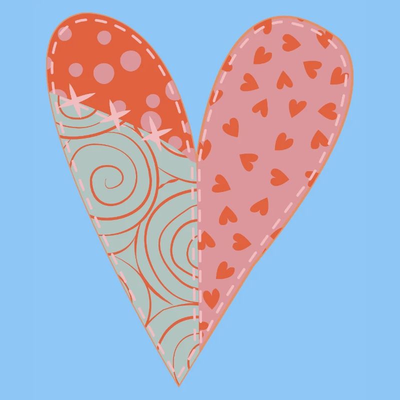 Patchwork Herz Nr. 1