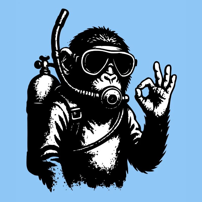 Diving Monkey Diving