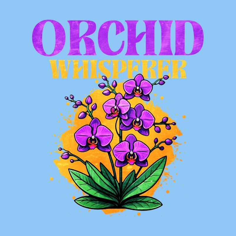 Conception de murmure d'orchidée