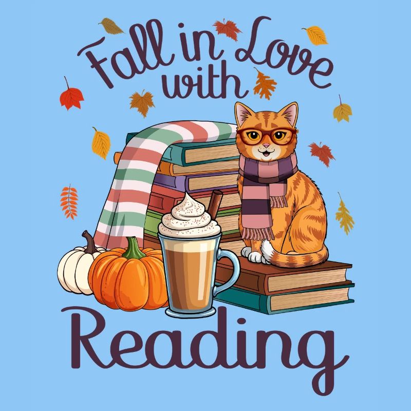 Herbst Katze Bücher 