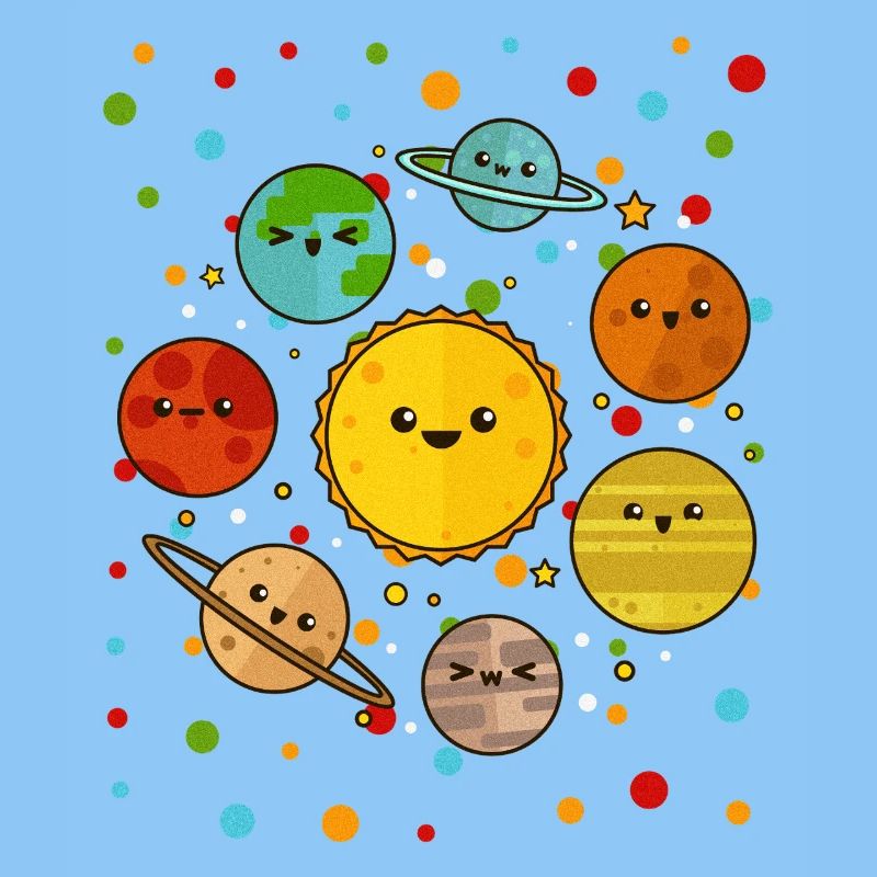 Spotty Solar System Tee