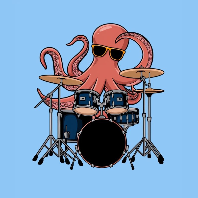 Drummer Octopus Band Groove