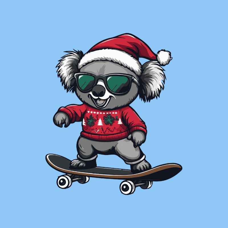 Koala Noël drôle