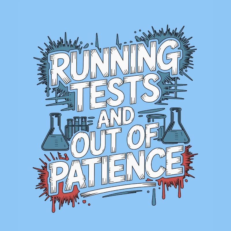 Lab Technician Running Tests And Laboratory Work