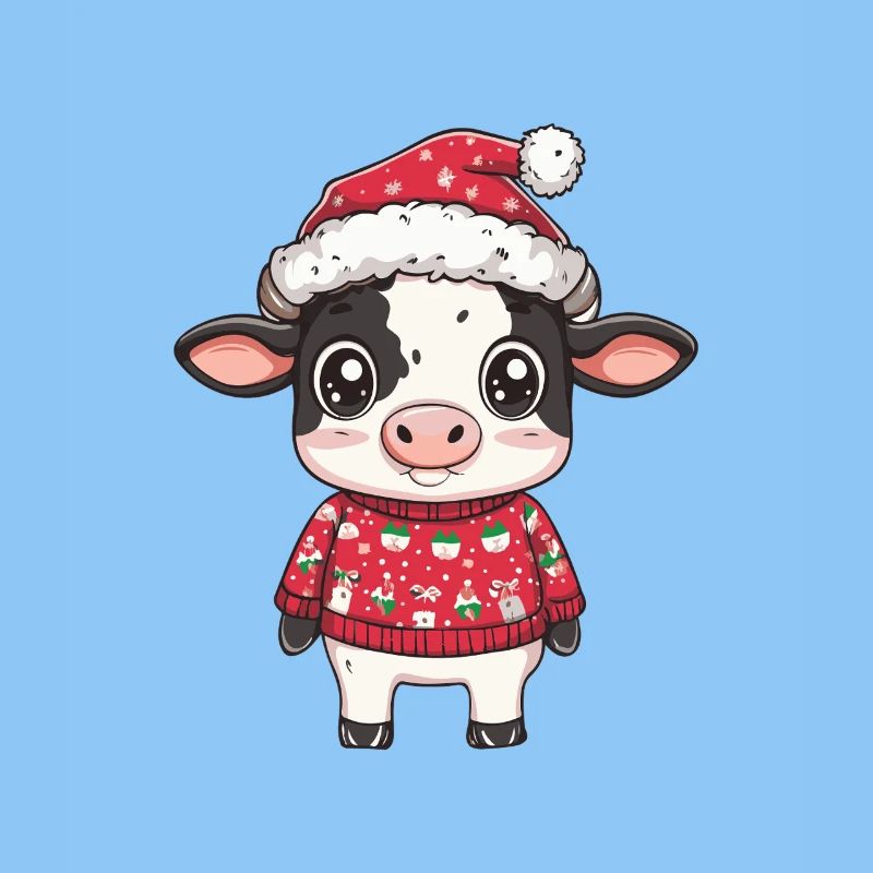 Kuh Weihnachten