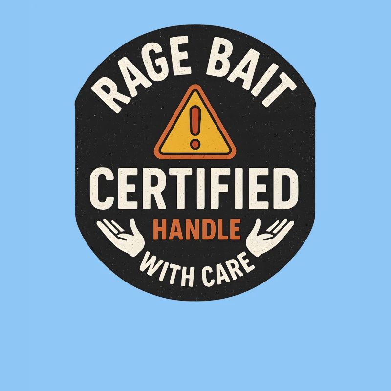 Rage Bait Certified Handle With Care, Funny