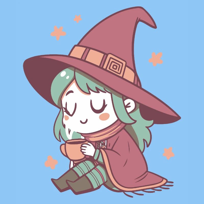 Witch Cozy with Pastel Tea