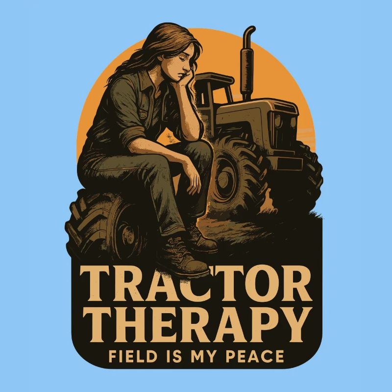 Tractor Therapy Field Is My Peace
