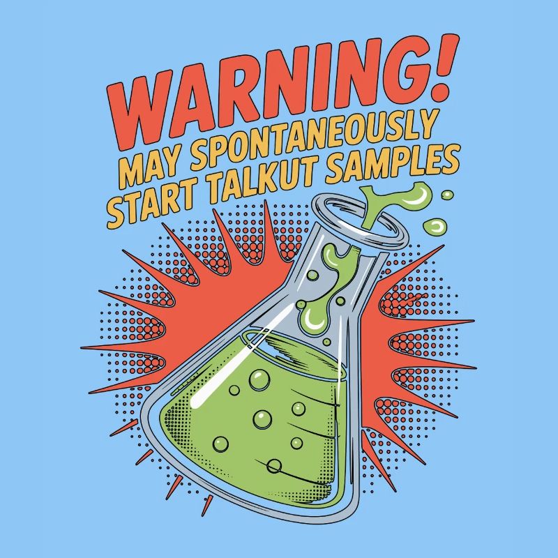 Lab Technician Warning May Spontaneously Scientist