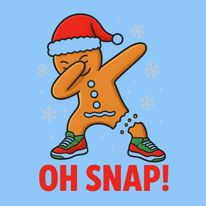 Dabbing Lebkuchenmann Oh Snap! Xmas Design