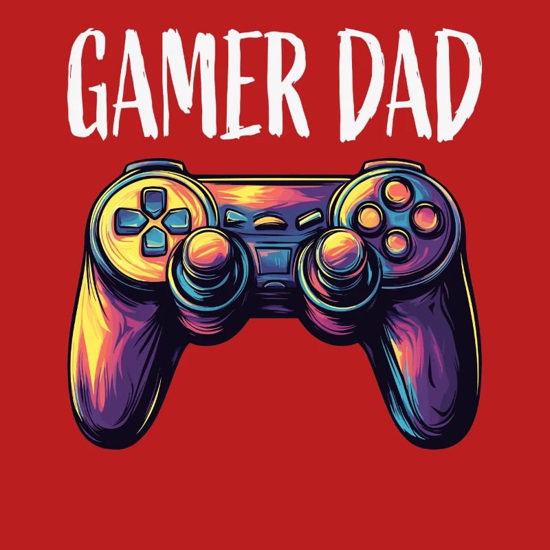Gamer Dad Controller Neon