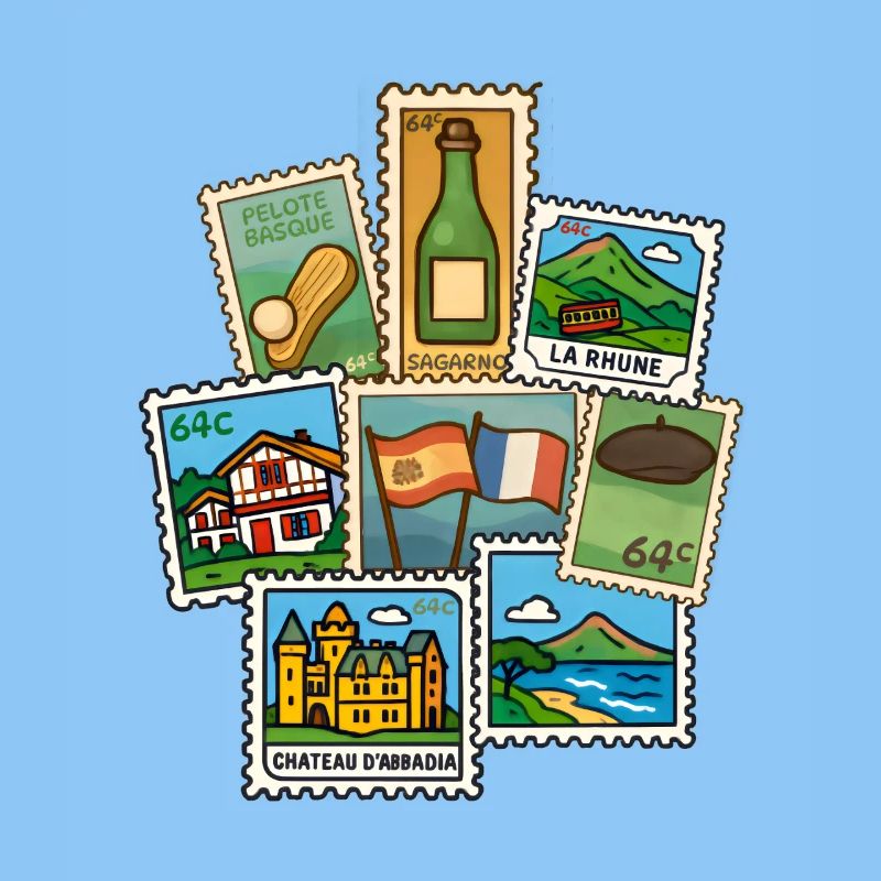 Basque Country Basque Country Euskadi Lauburu Pride Stamps