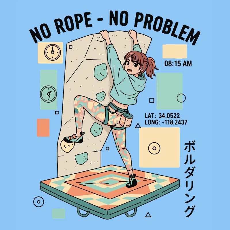 Kein Seil Kein Problem Bouldering Kletterer Spaß