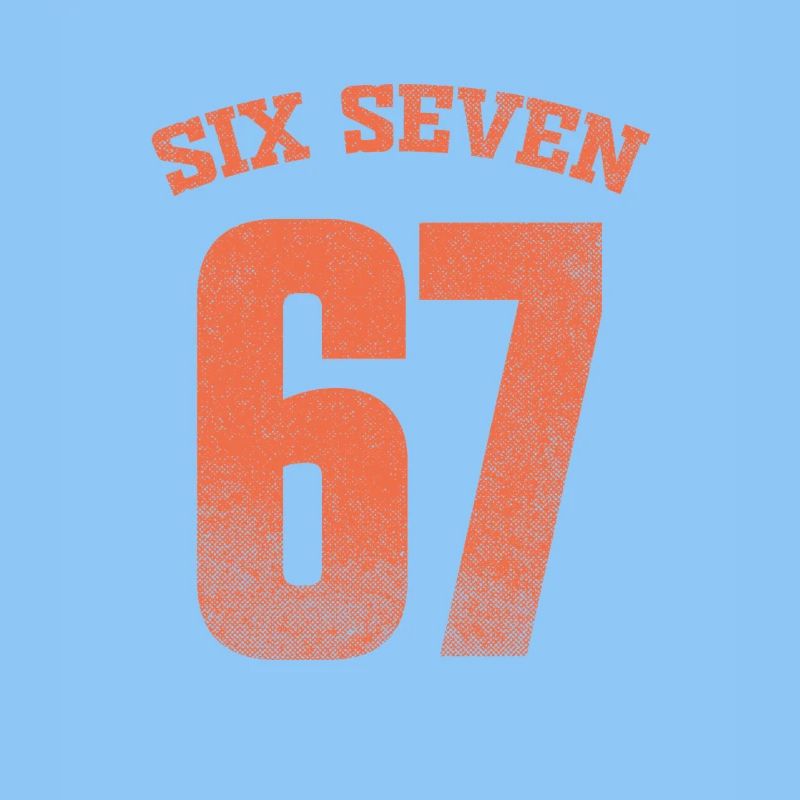 Mème du numéro universitaire Six Seven 67