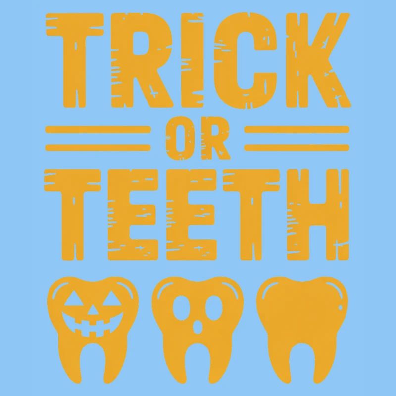 Trick or Teeth Halloween Tees