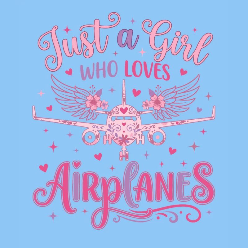 Nur ein Mädchen liebt Flugzeuge