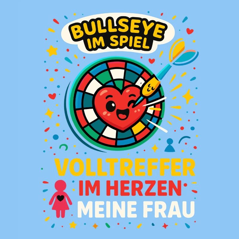 Fléchettes chère épouse, cadeau de la cible