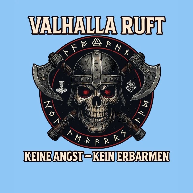 Valhalla Ruft Wikinger Runen Nordisch