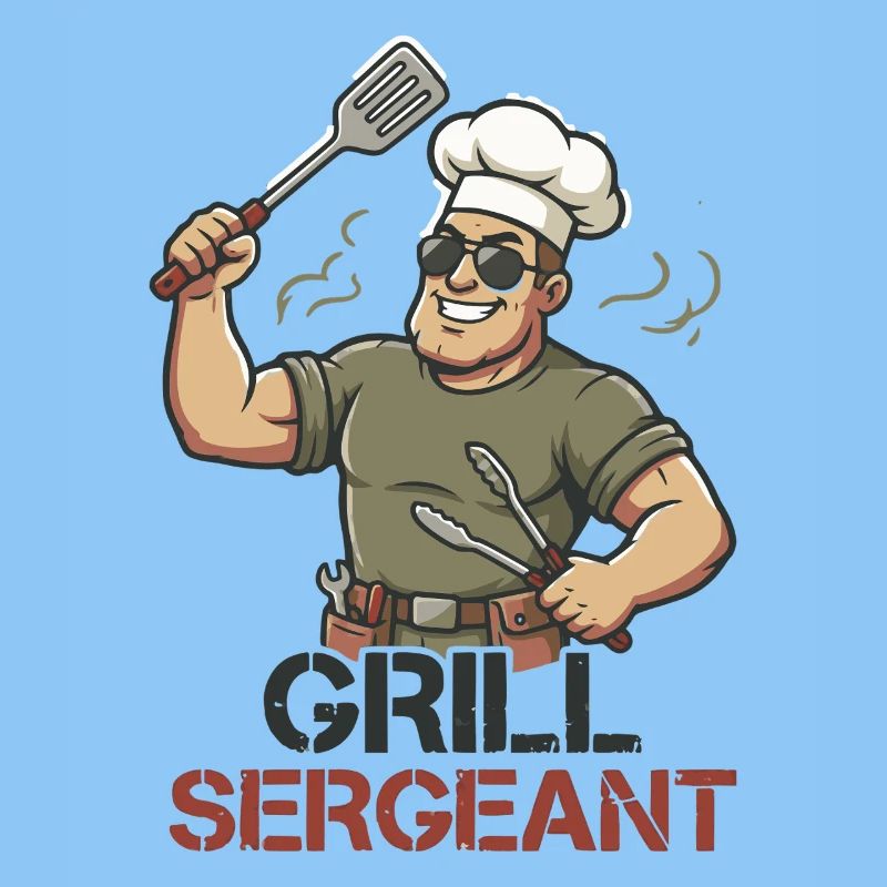 Grill Sergeant Lustiger BBQ Grillchef