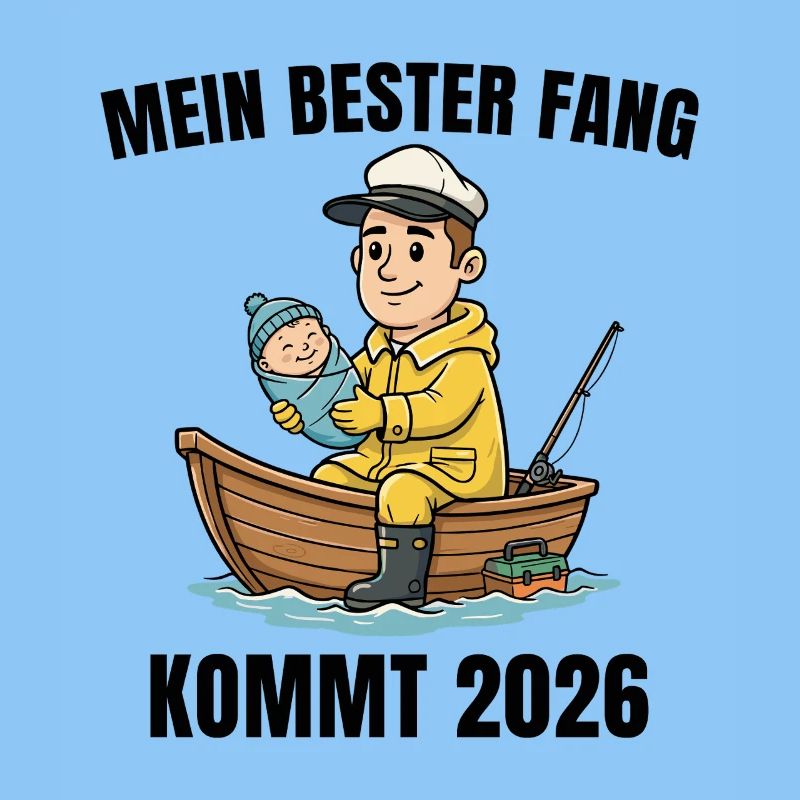 Vaterschaft 2026 Angler Werdender Papa