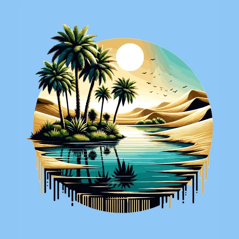 Palmier du désert à Ocean Circle
