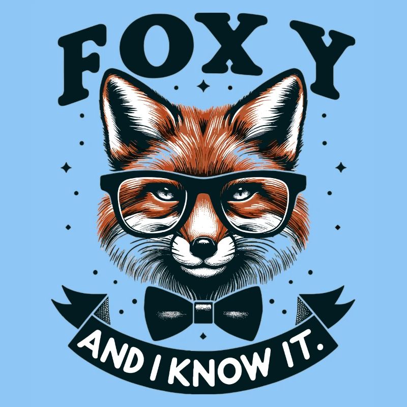 Foxy Nerd Brille Fliege