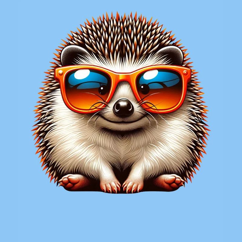 Igel Mit Sonnenbrille Igel Sarkasmus Tierliebhaber