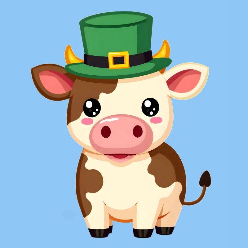 Vache à la Saint-Patrick