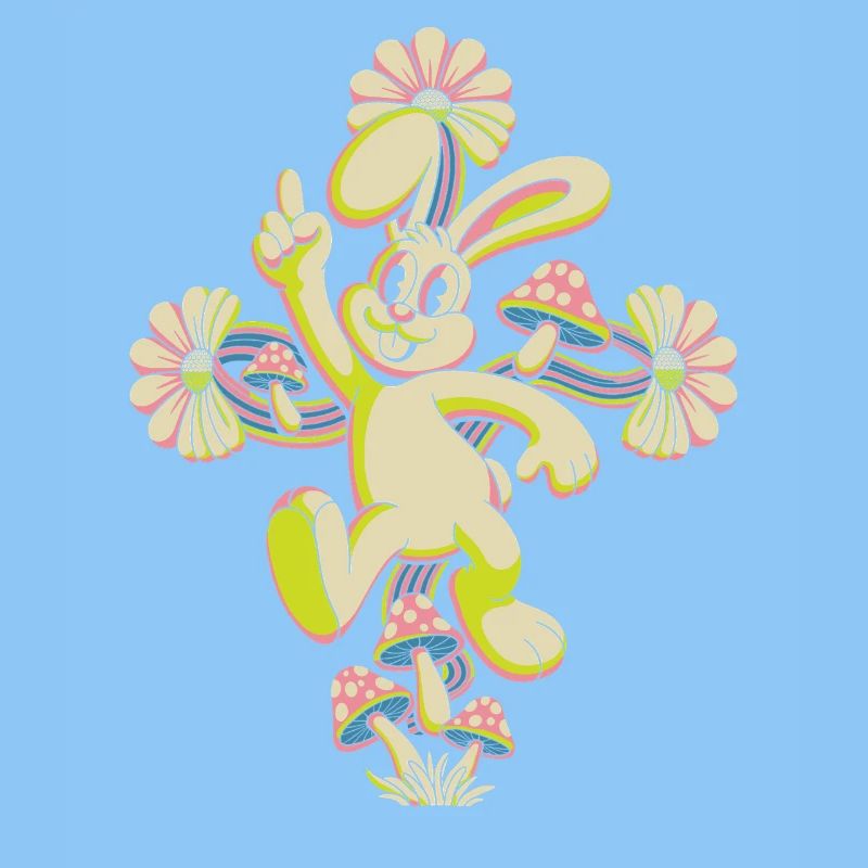 Danse disco Pastel Bunny