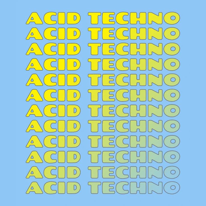 Acid Techno Repeat Neon