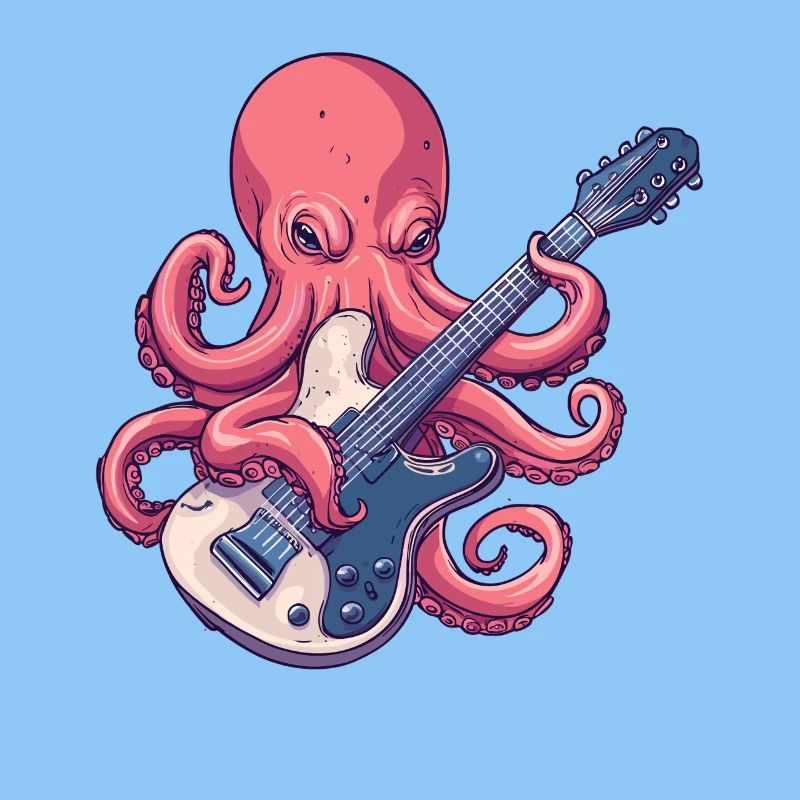 Octopus Guitar Rock